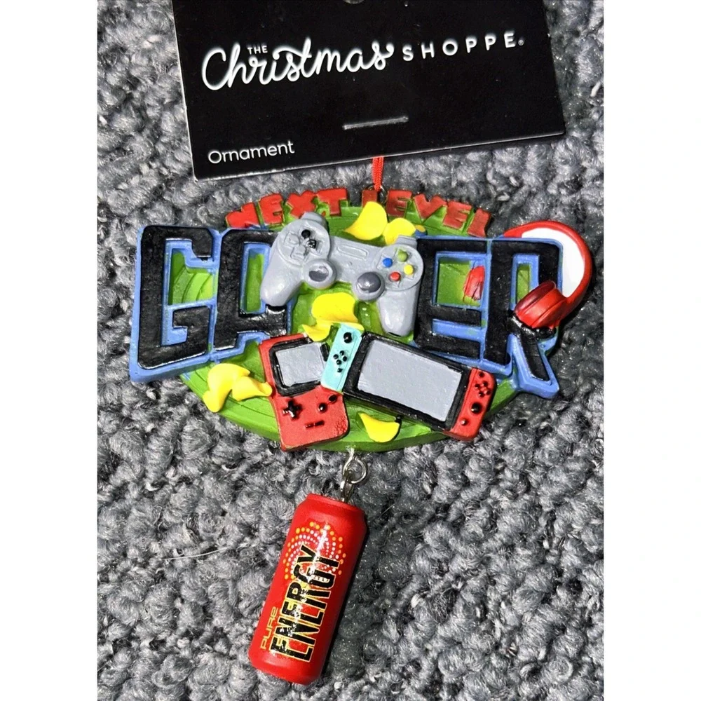 The Christmas Shoppe Next Level‎ Gamer Ornament Nintendo Switch Gameboy